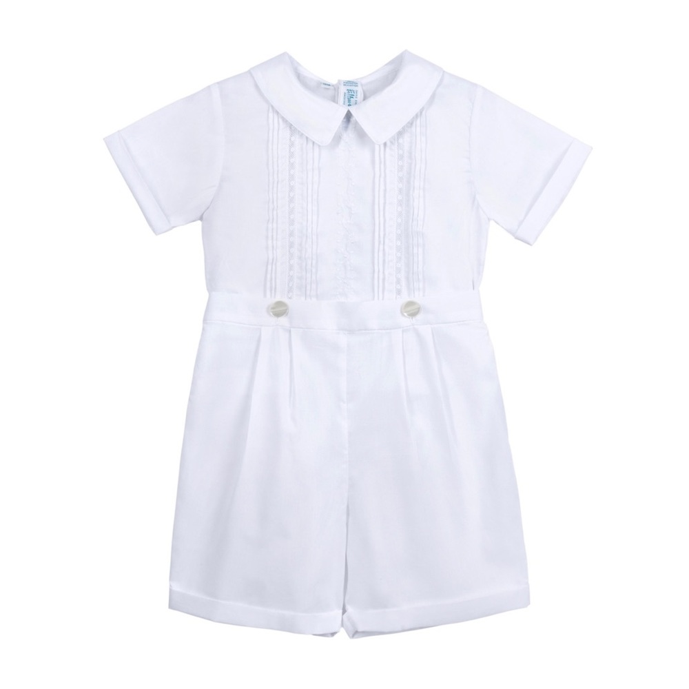 Feltman brothers boy 3T wedding Bobby suit white